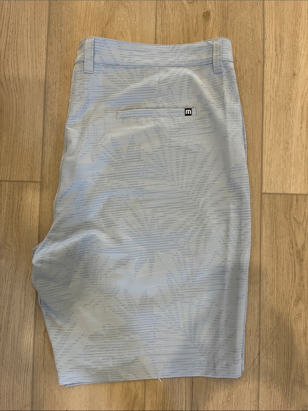 Travis Matthews Men's Light Blue Performance Shorts 42